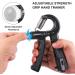 Adjustable Grip Strength Trainer - Hand Exerciser for Finger, Hand, Wrist, and Forearm - Home Gym & Rehab Training - Black with Counter - Buy Online on GoSupps.com