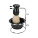 Shaving set 3-part men's rasier brush and scarf set Professional manual shaving brush set Barturry brush Razor shell safety shaving stand