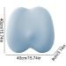 Back Rest for Car - Breathable Car Lumbar Support for Driving Seat - Soft Sponge Auto Seat Back Support for Driving Seat Summer Ergonomic Design Blue - Buy Online on GoSupps.com