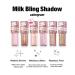 COLORGRAM Milk Bling Shadow 02 Opal Flash | Liquid Glitter Eyeshadow 3.2g - Long-Lasting Shimmer for Daily Makeup - Buy Online on GoSupps.com