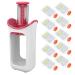 Baby Blender Food Maker Baby Puree Maker ABS Material Highly Durable Safe Healthy with Pouches for School for Camping for Home(red)