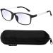 VVDQELLA Blue Light Blocking Reading Glasses Men Anti Glare Scratch Readers Women TR90 Lightweight Frame Computer Glasses (Black 1pc 2.00) Black 1pc 2.0 x