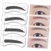 FOMIYES 32 Pairs 8 Eyeshadow Eye Shadows Kits Eyebrow Makeup Tools Suite Eyebrow Marks Eyebrow Trimming - Buy Online on GoSupps.com
