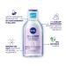 Nivea Micellar Water for Sensitive Skin 400ml - Nourishing Makeup Remover with Dexpanthenol & Grape Seed Oil - Gentle Facial Cleanser - International Shipping Available - Buy Online on GoSupps.com