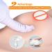 Icever Silicone Breast Shapes 2.0 - Realistic H Cup Prostheses for Mastectomy & Crossdressers | Light Ivory White Size XL - Buy Online on GoSupps.com