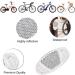 Anyuankw 10pcs Bicycle Spokes Reflectors - High Safety Cat Eye Reflectors & Warning Light for Bikes - White - Buy Online on GoSupps.com