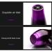 Hair Dryer Professional Ionic Hairdryer 1800W Home Fast Drying Blow Dryers 3 Heat 2 Speed Settings Low Noise DC Motor with Nozzle for Household Student Dormitory Purple Small Gift - Buy Online on GoSupps.com