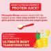 Peach Perfect Protein Juice | Women's Muscle Builder & Weight Management Shake | Pineapple Mango Meal Replacement | Clear Whey Booty Building Powder - 15 Servings - Buy Online on GoSupps.com