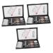 FOMIYES 3 Sets Eyebrow Powder Set Eyebrow Brush Ow f Kit Lit Useful Eyebrow Powder Eyebrow Pencil Miss