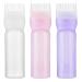 Tinsellns Hair Oil Applicator Bottle Hair Dye Brush Bottle Oil Applicator Bottle for Hair Oil Bottle for Hair Root Comb Applicator Bottle Hair Oil Bottle for Home Use/Barber Shop