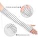 Grey Striped Compression Arm Sleeve - UPF 40+ Sun Protection for Men & Women - Buy Online on GoSupps.com