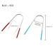 Vtrem Tongue Scraper 2 Pack - Stainless Steel Tongue Cleaner Reusable Dental Scrapers for Bad Breath (Blue & Red) - International Shipping Available - Buy Online on GoSupps.com