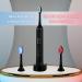 Sonic LED Whitening Toothbrush | Rechargeable | Ultrasonic Technology | 2 Blue-Lights for Whitening + RED LED for Gum Care - Buy Online on GoSupps.com