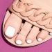 RODAKY Glossy White Press On Toe Nails for Women - 24PCS Fashion False Toenail Full Cover Acrylic Foot Nails - Buy Online on GoSupps.com