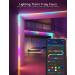 Govee RGBIC LED Strip Lights Smart LED Lights for Bedroom - Size 16.4ft - White - Buy Online on GoSupps.com