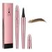 Magic Eyebrow Pencil 4-Head Precision Eyebrow Pencil 3D Waterproof Microblading Eyebrow Pencil Waterproof Natural Fine Stroke Magic Eyebrow Pencil Microblade Precision Eyebrow Pencil for Women Light Brown