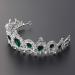 FRCOLOR Princess Crown: Green Crystal Tiara for Women - Rhinestone Queen Crowns Wedding Tiaras Headband for Birthday Halloween Party - Buy Online on GoSupps.com