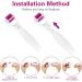 LOPHE 6 in 1 Derma Roller Kit Professional Microneedling Titanium Roller with Disassemble Working Heads 6 in 1 Kit - Buy Online on GoSupps.com