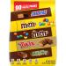 SNICKERS, M&M'S Milk Chocolate, M&M'S Peanut, TWIX & MILKY WAY Candy Variety Mix, 45.45 Ounces, 90 Pieces
