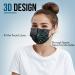 Black Disposable Face Masks - 100 Pack for Adults | Comfortable and Secure - Buy Online on GoSupps.com