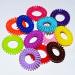 Miya Set of 10 elastic telephone cable hair ties mini plastic spiral telephone hair ties hair accessories bracelet