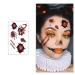 Realistic Halloween Makeup Tattoos - Fake Stitches, Wound Scars for Kids, Men, Women - Zombie Face Sticker - Buy Online on GoSupps.com