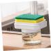 Ciieeo 4pcs Squeeze Bottle Soap Dish Washing Supply Dishwashing Sponge Holder Dishwashing Liquid Dispenser Dishwashing Tool Kitchen Sink Sponge Holder Home Supplies Plastic Dishwasher - Buy Online on GoSupps.com