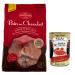 Italian Gourmet E.R. Bistefani Chocolate Bread Naturally Acidified Baking Product Filled with Chocolate Drops Pack of 270 g Each Pack Contains 6 Chocolate Loaves from 45 g + Polpa di Pomodoro