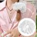 Lace Scrunchies Large White Hair Scrunchies Elastic Oversized Scrunchie Bobbles Ponytail Holders for Thick Hair for Ladies Girls(white size:4.72inch) 4.72inch white - Buy Online on GoSupps.com