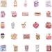 Cute Food and Drink Stickers - 100pcs Kawaii Korean Stickers for Water Bottles, Laptop, Scrapbook, Daily Planner - Ideal for Kids, Teens, Boys, Girls, and Adults - Buy Online on GoSupps.com