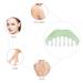 Nolitoy Harz 3-Part Gua Sha Massage Comb - Handheld Head Care Tool in Green Yellow & Apricot - Best for Scalp Relief & Massage - Buy Online on GoSupps.com