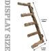 2 Pack Natural Prickly Ash Wood Bird Ladder & Perch Stand - Cage Accessories for Parakeet, Cockatiel, Rats, Hamsters - Climbing, Chewing Toys - Buy Online on GoSupps.com