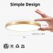 Horevo 30cm Bluetooth Ceiling Lamp - Dimmable & Color-Changing Remote Control 24W Champagne Gold Light & Speaker for Kids Room and Bedroom - Buy Online on GoSupps.com
