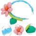 DOITOOL Sunflower Hair Accessories Flower Sunflower Yellow Necklace Hair Decorations Hair Gems for Women Floral Headband for Women Plastic Girl Child Flower Head Pink Wedding - Buy Online on GoSupps.com