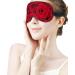 Shop Red Rose Flower Sleep Mask for Women | Adjustable Eye Shades & Elastic Strap | International Shipping Available - Buy Online on GoSupps.com