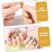 minkissy 2 Sets Children's Nail Art Toys Fingernail Kit Nail Art Kit for Girl Nail Kit for Nail Manicure Kit Nail Tips for Nail Tool Kit Nail Polish Make up 3d Plastic - Buy Online on GoSupps.com