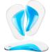 Gel Arch Support Shoe Insoles: Relieve Flat Feet, Plantar Fasciitis & Back Pain. Discreet Adhesive Sticker - 3 Pairs - Buy Online on GoSupps.com