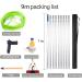 30ft(9m) Washing Kit: Water-fed Brush and Window Cleaning Set Window Cleaning Pole Water Fed Telescopic Brush Extendable Long Reach Window Cleaner Equipment 30cm Brush Head 9m Rod - Buy Online on GoSupps.com
