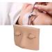 Vivid Half Face Makeup Head with 3 Pairs Removable Eyelids for Lash Extensions Practice Compact Lightweight Suitable for Display (Skin Color) - Buy Online on GoSupps.com