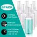 MEKK 2oz Mini Travel Spray Bottles - 6 Pack Fine Mist Clear Bottles for Cleaning Solutions - Buy Online on GoSupps.com