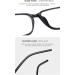 KDOQ TR90 Light Frame Square Blue Light Blocking Glasses Anti Blue Ray Computer Eyewear for Men & Women in Matte Black - Buy Online on GoSupps.com