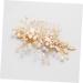 DOITOOL 1pc Bridal Comb Combs for Women Hair Accessories Crystal Headpiece Rhinestone Headwear Womens Hair Clips Handmade Headwear Pearl Hair Pin Bride Alloy Rhinestones Decorate - Buy Online on GoSupps.com