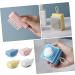 Kombiuda 4-Piece Silicone Scalp Massager & Body Scrubber - Gentle Hair Care & Exfoliating Shampoo Brush - Buy Online on GoSupps.com