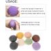 Konjac Wash Face Flutter Set - 8pcs Round Type Body Sponges for Deep Pore Cleansing and Exfoliation - Buy Online on GoSupps.com