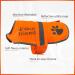 Reflective Light Fleece Dog Coat - High Visibility & Safety - 5 Sizes Available | Perfect for Outdoor Activities - Orange M - Buy Online on GoSupps.com
