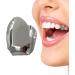 Gold Caps for Teeth - 14k Gold Finish Small Single Tooth Top | Stylish Plain Single Tooth Caps Small Size Eye-Catching Mouth Grills for Women and Men Party and Hip Hop Style Black Tarnish - Buy Online on GoSupps.com