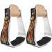 CHALLENGER 5 Aluminum Antique Copper Cactus Engraved Western Saddle Stirrups - 51229 - Buy Online on GoSupps.com