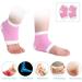 PEDIMEND Compression Heel Socks for Cracked Skin, Plantar Fasciitis, and Metatarsal Pain - Moisturizing Open Toe Recovery Socks (1 Pair - 2PCS) | Foot Care in One Size Pink - Buy Online on GoSupps.com