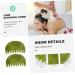 Anneomas 2-Piece Jade Massage Comb Set - Scalp & Body Massage Tool for Skin Care - Buy Online on GoSupps.com