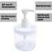 Cosywell 500ml Pump Bottle Dispenser - Refillable Wide Mouth Jar Style, BPA Free - Ideal for Bathroom Shower - Clear (2 Pack) - Buy Online on GoSupps.com